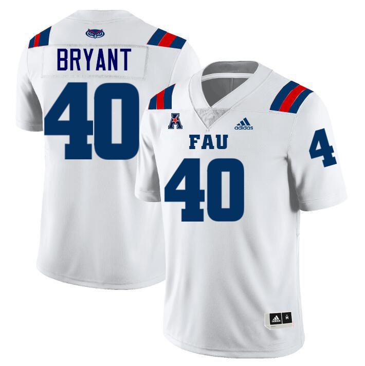 Harrison Bryant FAU Jersey,Florida Atlantic Owls Football Jersey,Uniforms,Gears-White